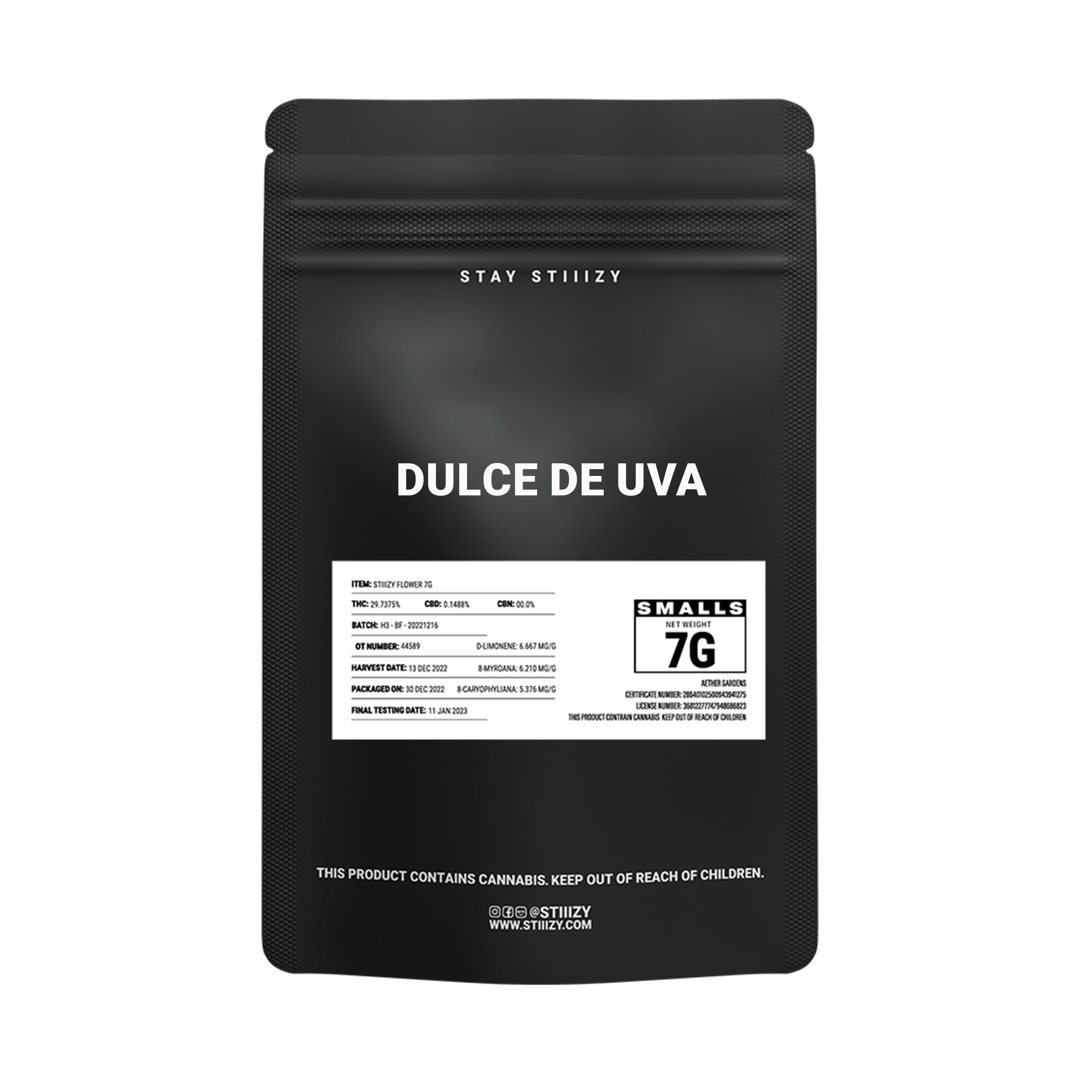 - DULCE DE UVA - 7G Black Label Mylar