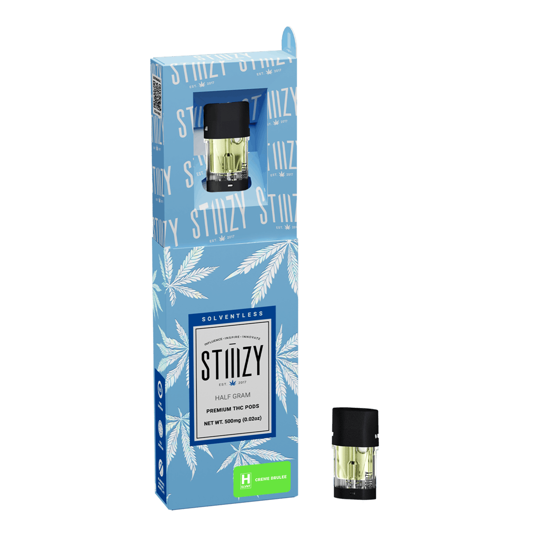 Vape Cartridge - CREME BRULEE .5G Solventless Live Rosin Pod - STIIIZY