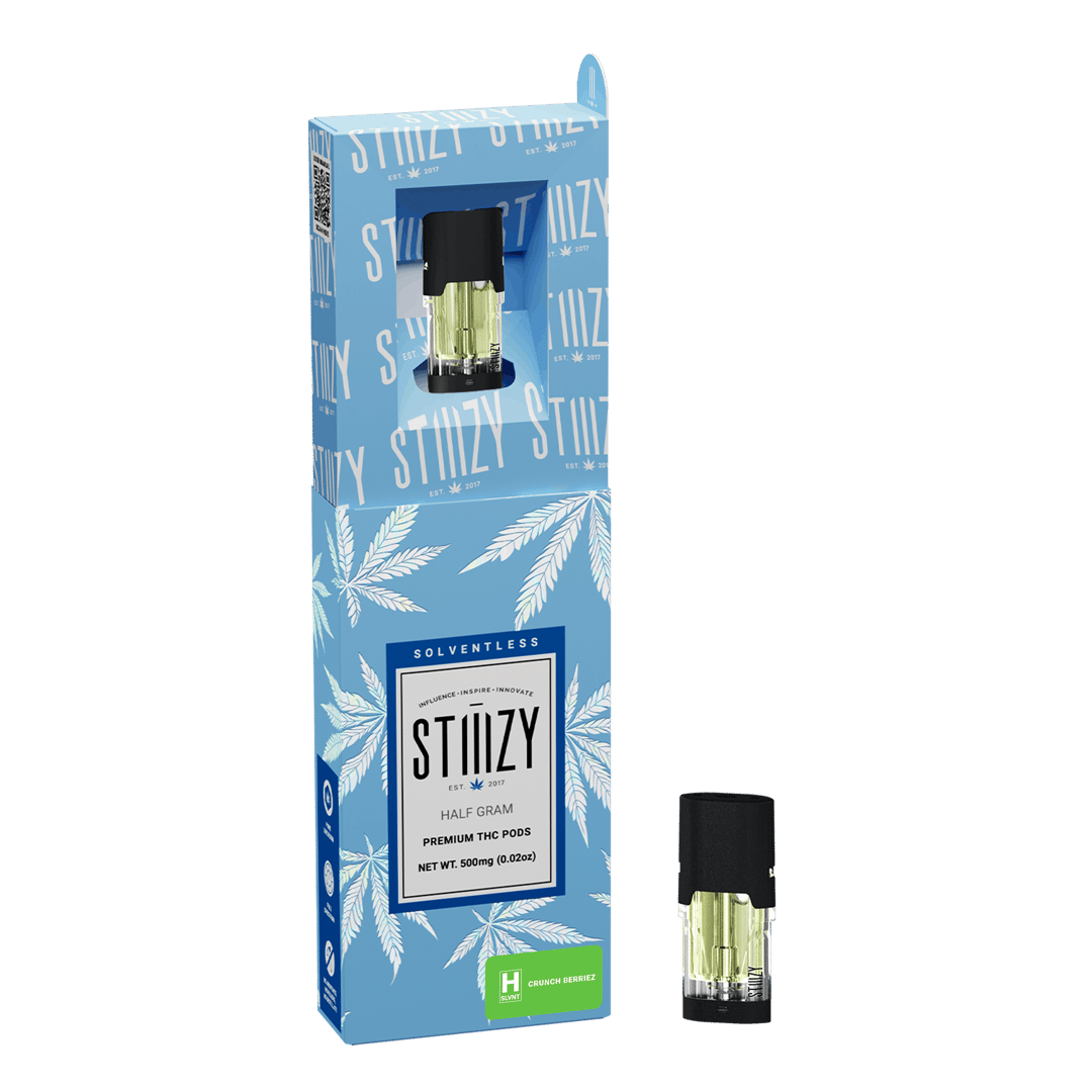 Vape Cartridge - CRUNCH BERRIEZ .5G Solventless Live Rosin Pod - STIIIZY