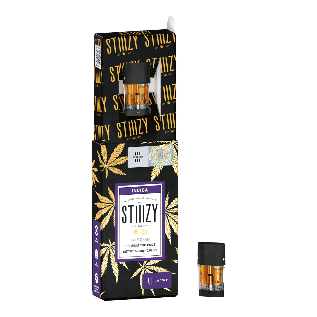 Vape Cartridge - GELATO 41 .5G Live Resin Pod - STIIIZY