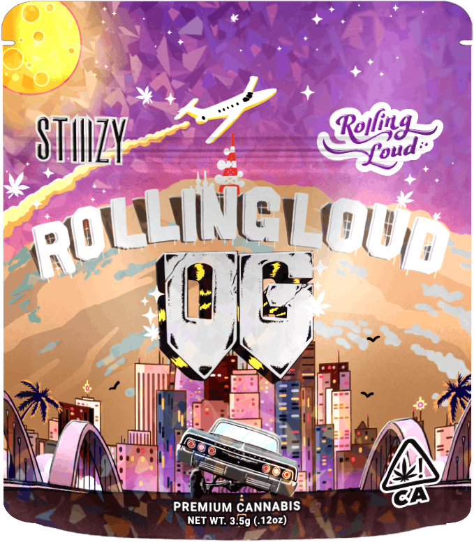 - ROLLING LOUD OG - 3.5G STIIIZY x Rolling Loud Premium Mylar