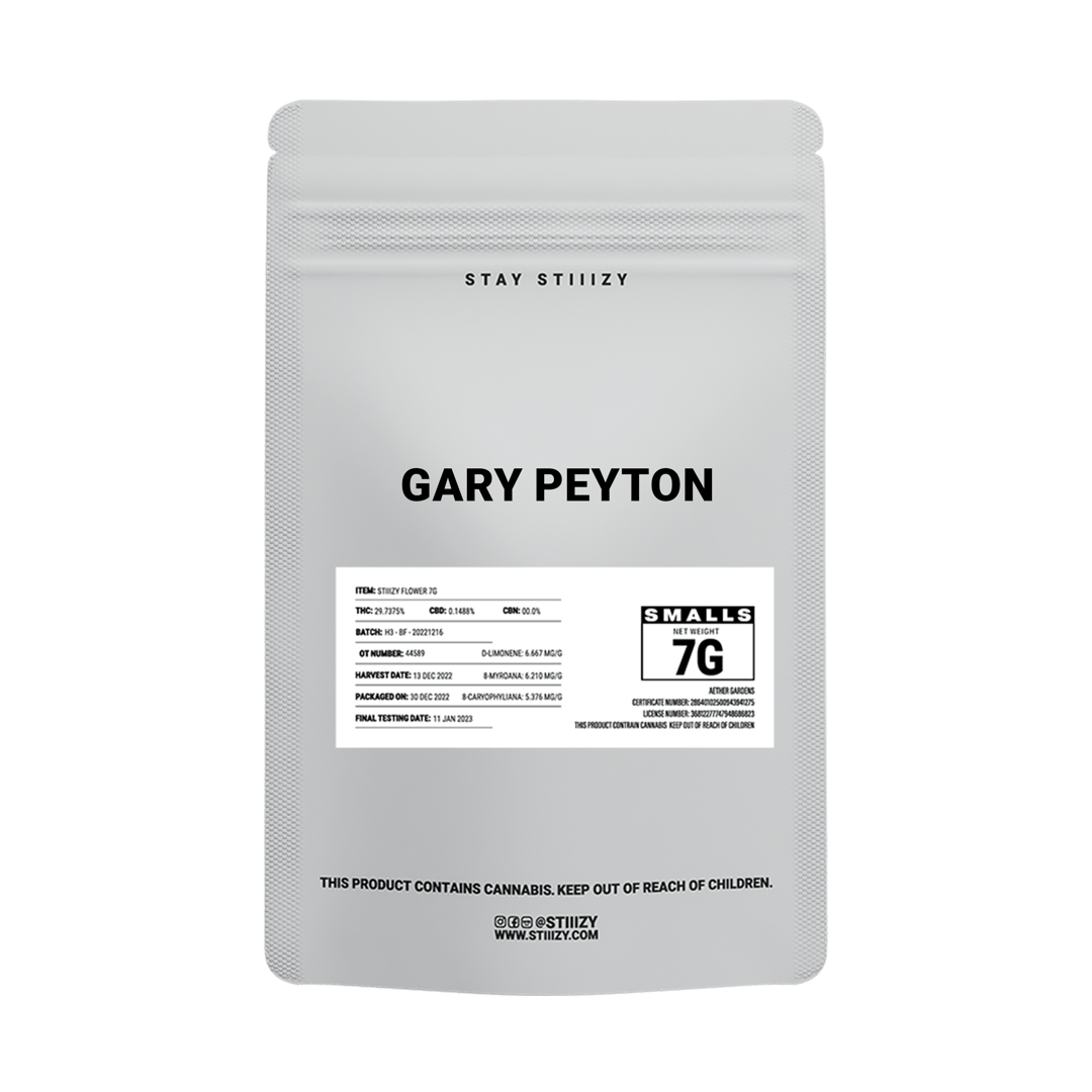 - GARY PEYTON - 7G White Label Mylar