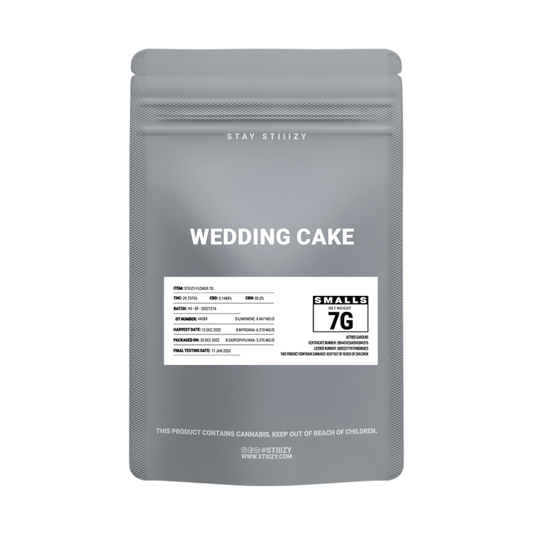 - WEDDING CAKE - 7G Grey Label Mylar