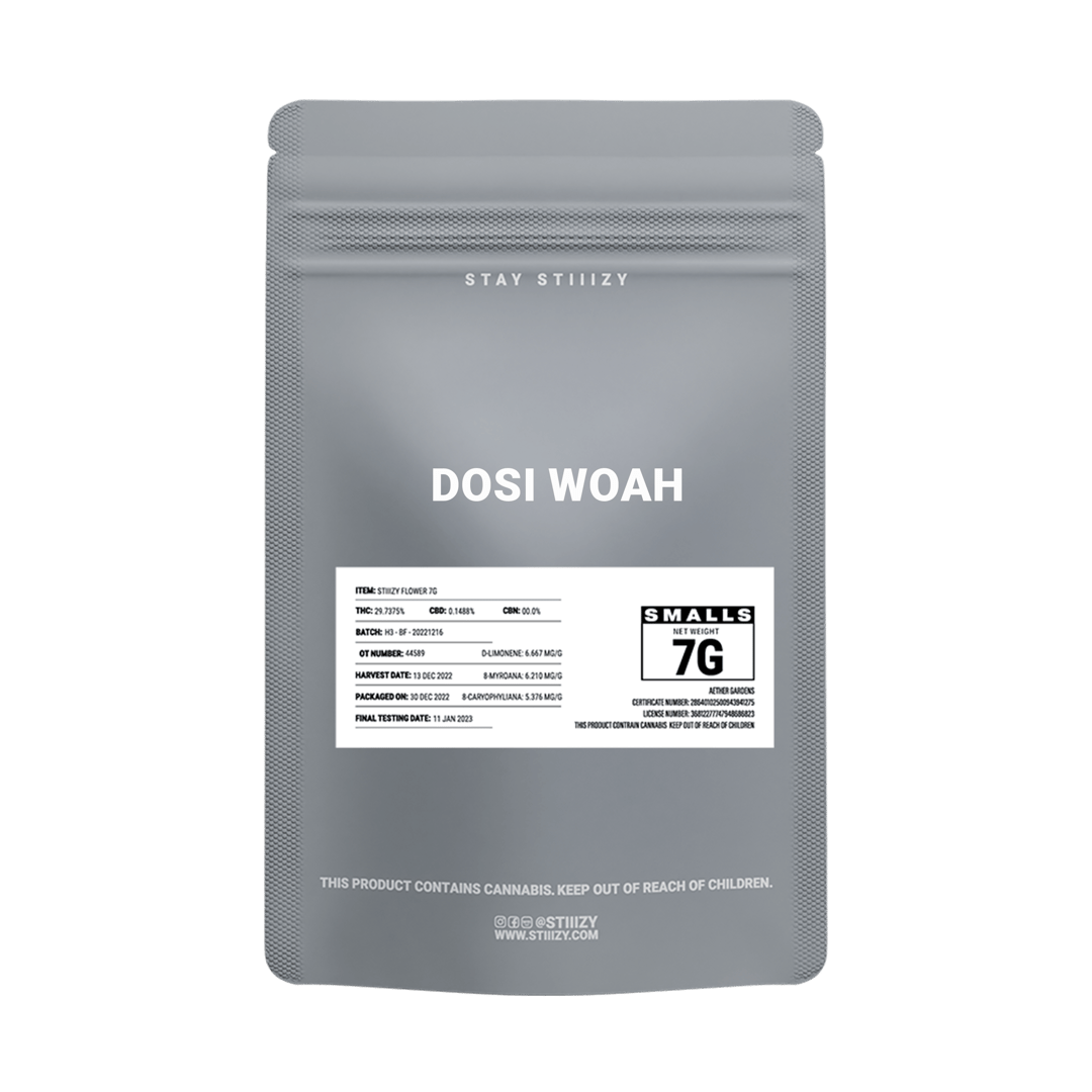 - DOSI WOAH - 7G Grey Label Mylar