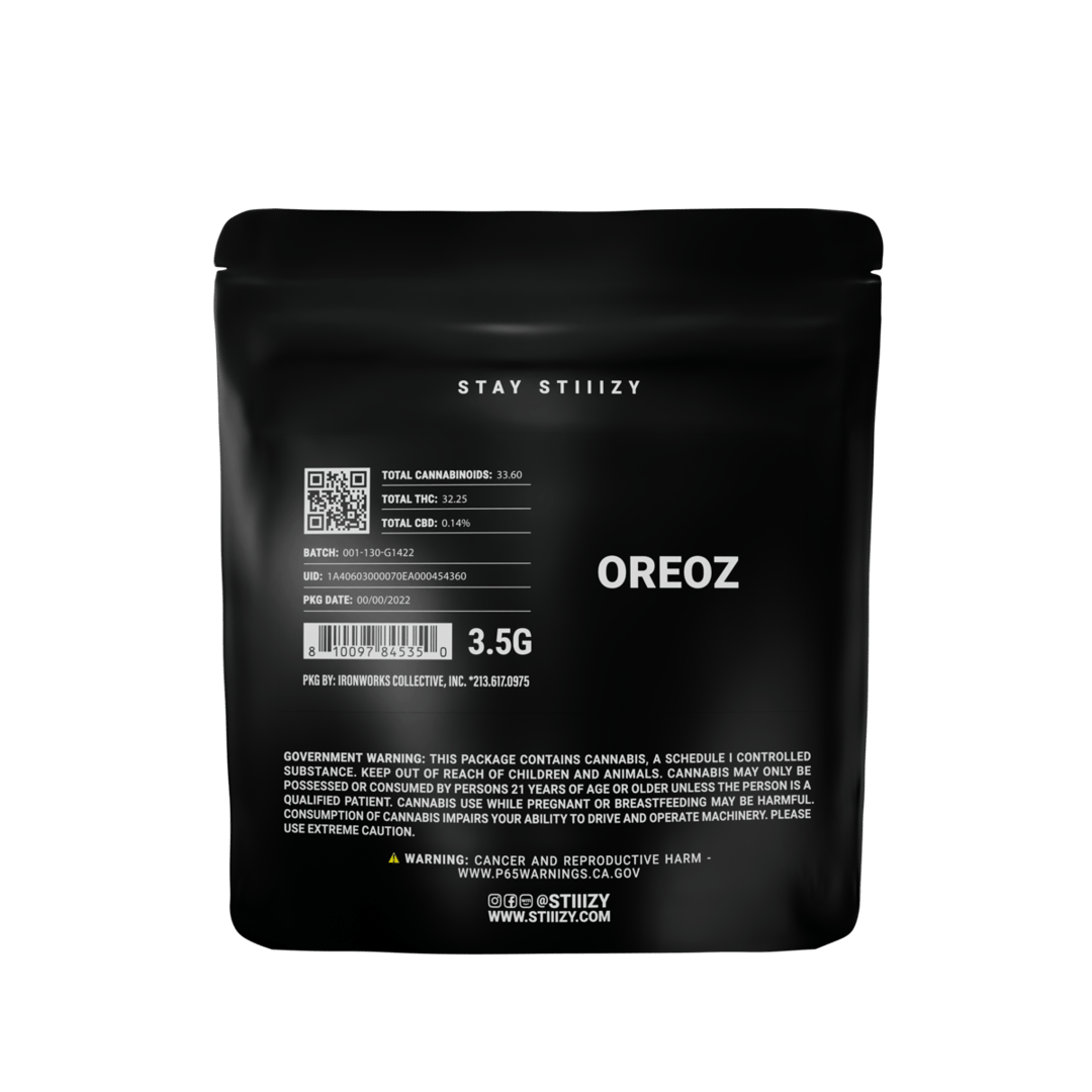 - OREOZ - 3.5G Black Label Mylar