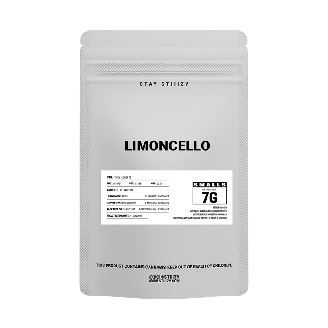 - LIMONCELLO- 7G White Label Mylar