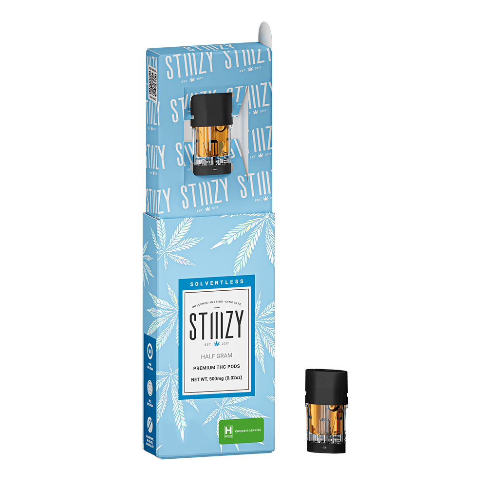 Vape Cartridge - CRUNCH BERRIES .5G Solventless Live Rosin Pod - STIIIZY