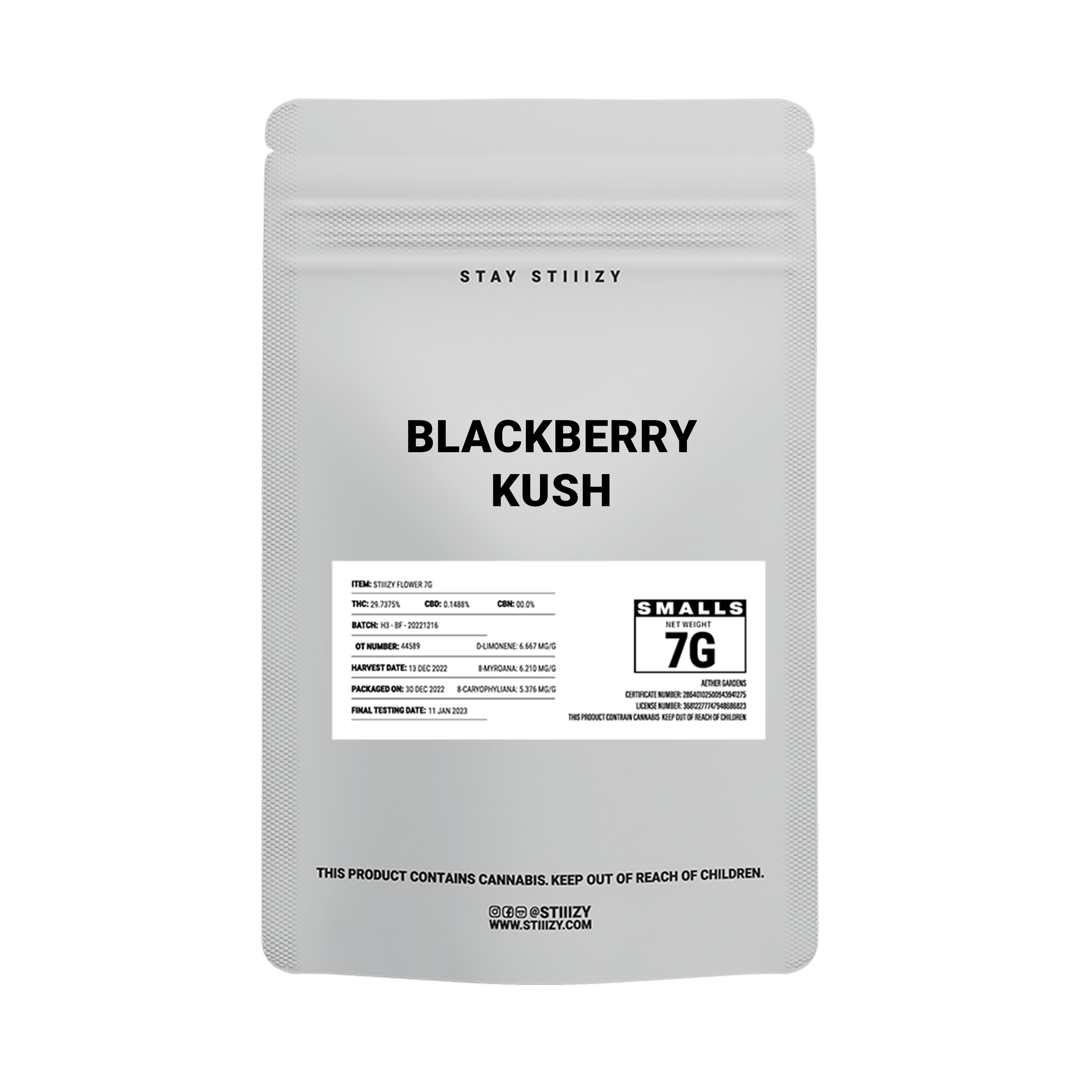 - BLACKBERRY KUSH - 7G White Label Mylar
