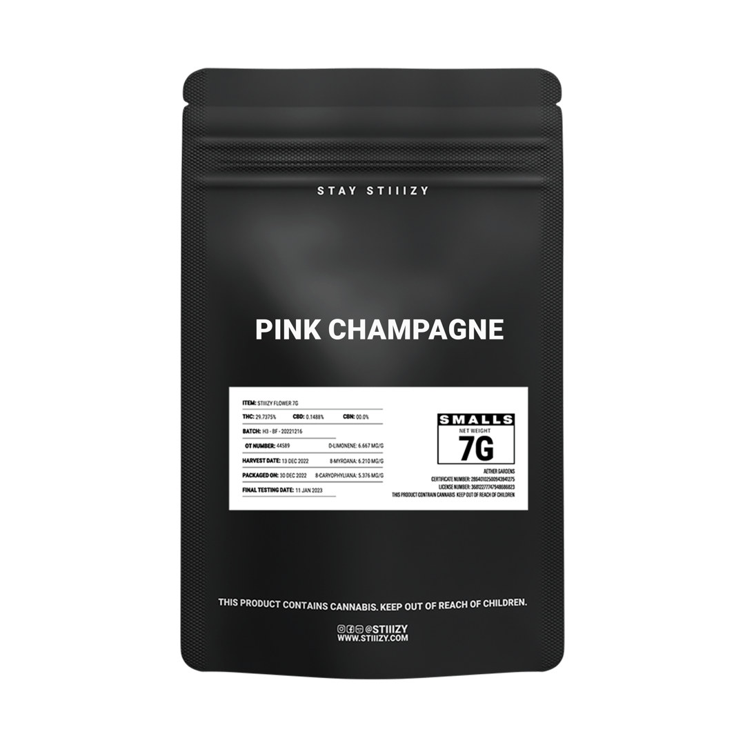 - PINK CHAMPAGNE - 7G Black Label Mylar
