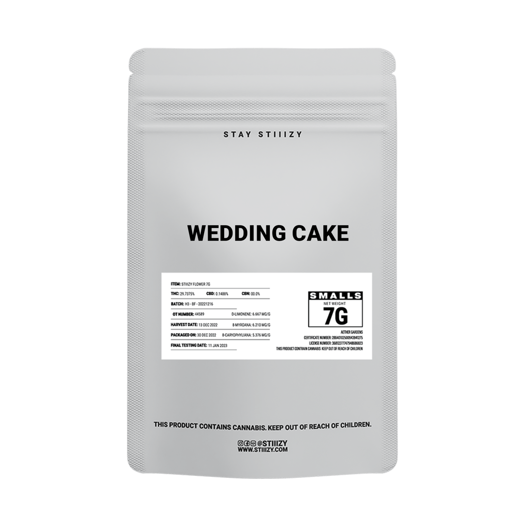 - WEDDING CAKE - 7G White Label Mylar