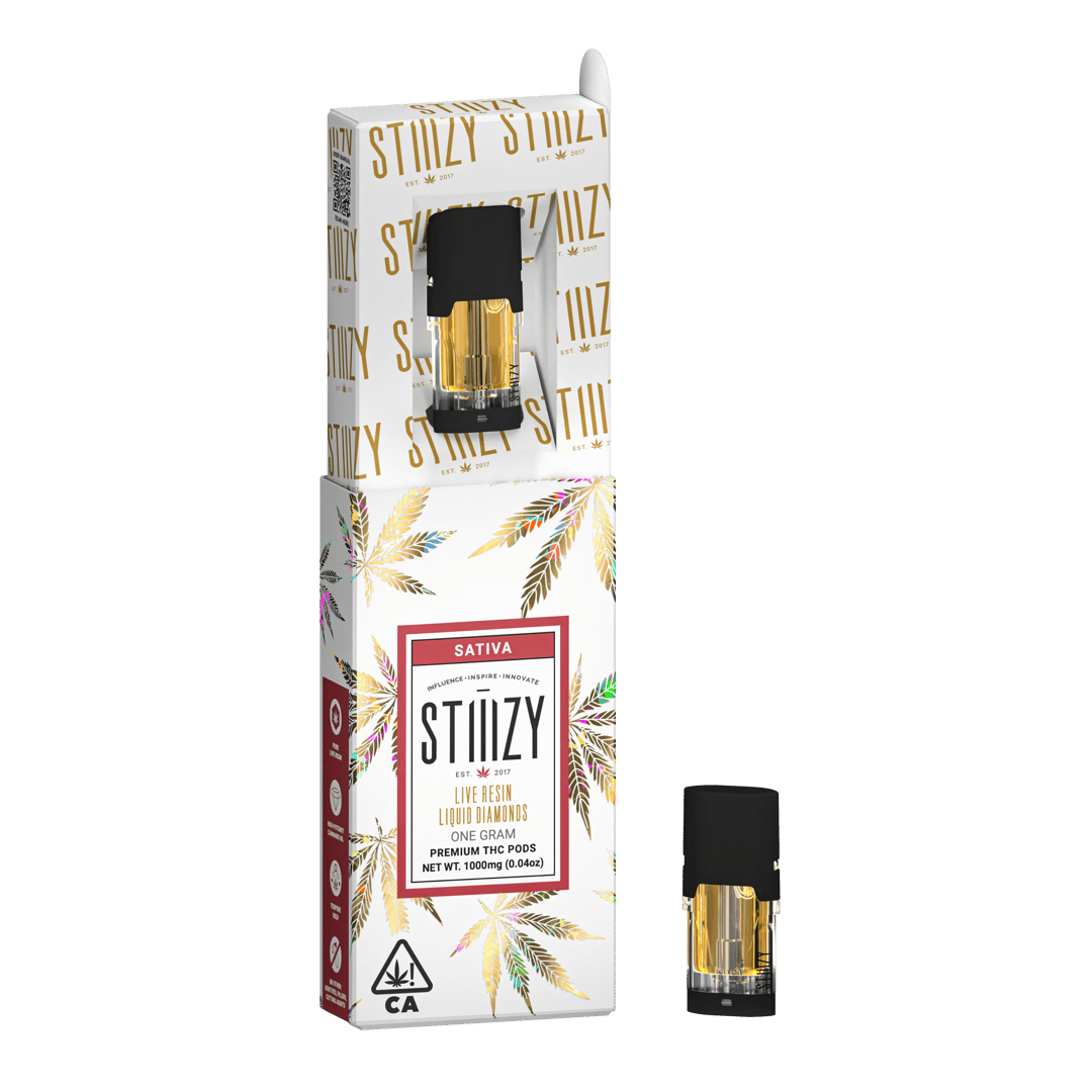 Vape Cartridge - GREEN CRACK 1G Live Resin Liquid Diamonds Pod - STIIIZY