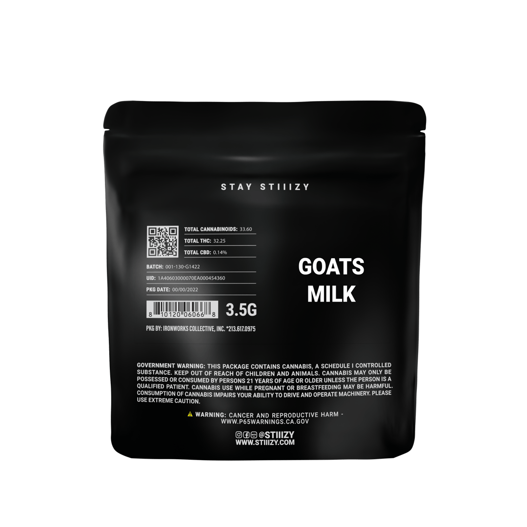 - GOATS MILK - 3.5G Black Label Mylar