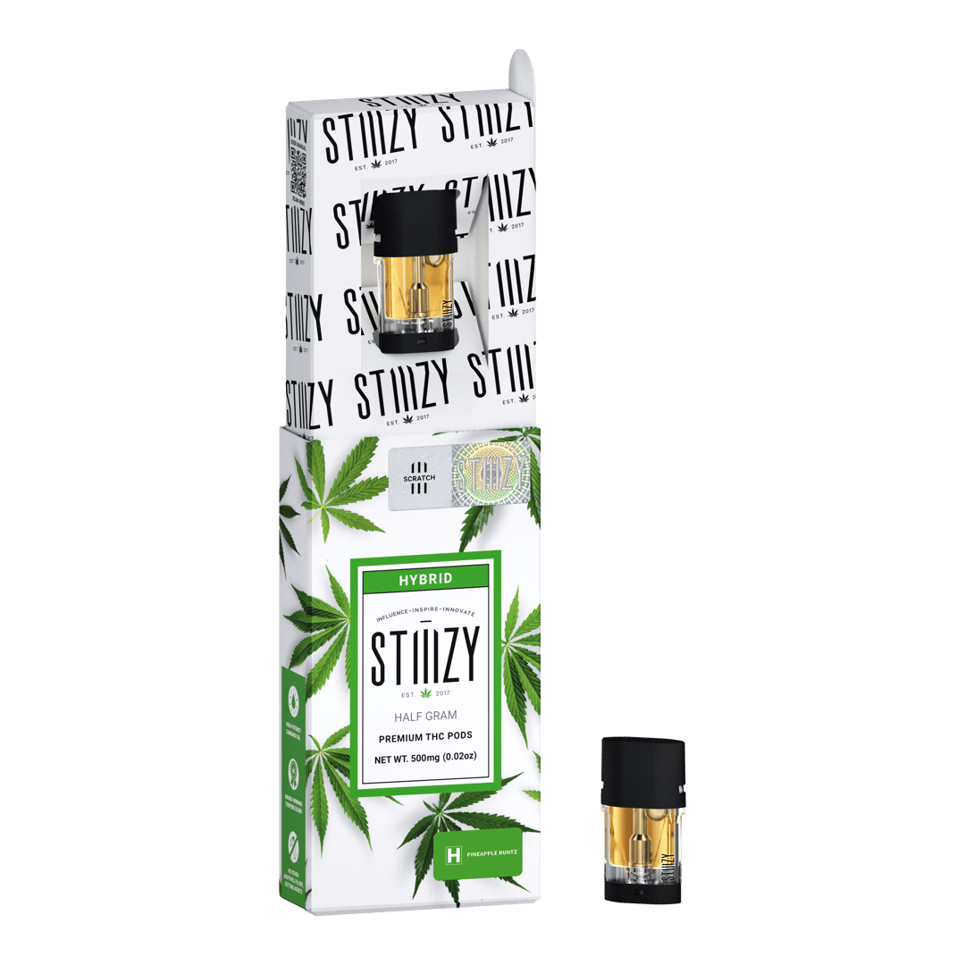 Vape Cartridge - PINEAPPLE RUNTZ .5G Original THC Pod - STIIIZY
