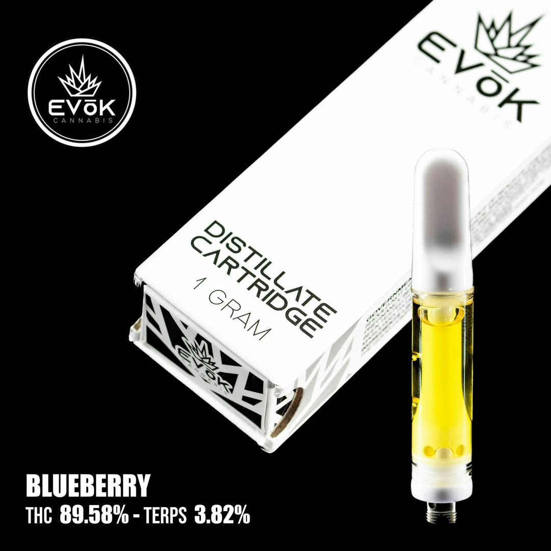 Blueberry - Indica - 1g 510 Ceramic Distillate Cart