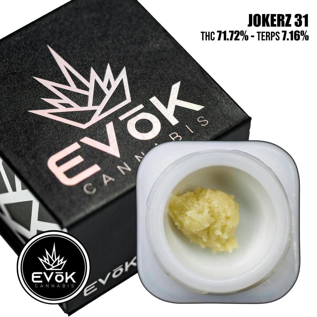 Jokerz 31 - Live Rosin Badder *SOURCED FROM RAFTER B GROWERS*