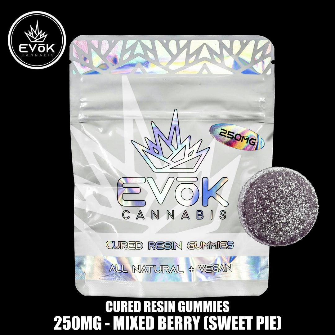 250mg - Sweet Pie - Mixed Berry - Vegan Cured Resin Infused Gummies