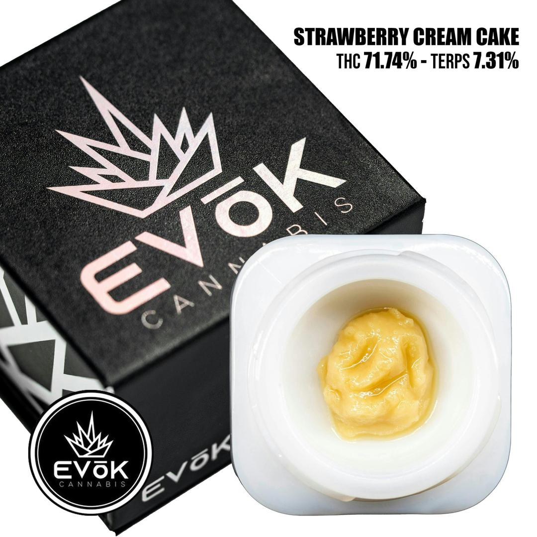 Strawberry Cream Cake - Live Rosin Badder *SOURCED FROM RAFTER B*