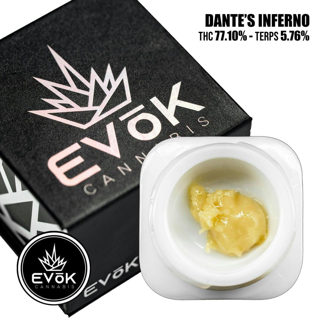 Dante's Inferno - Live Rosin Badder (73μ-159μ)