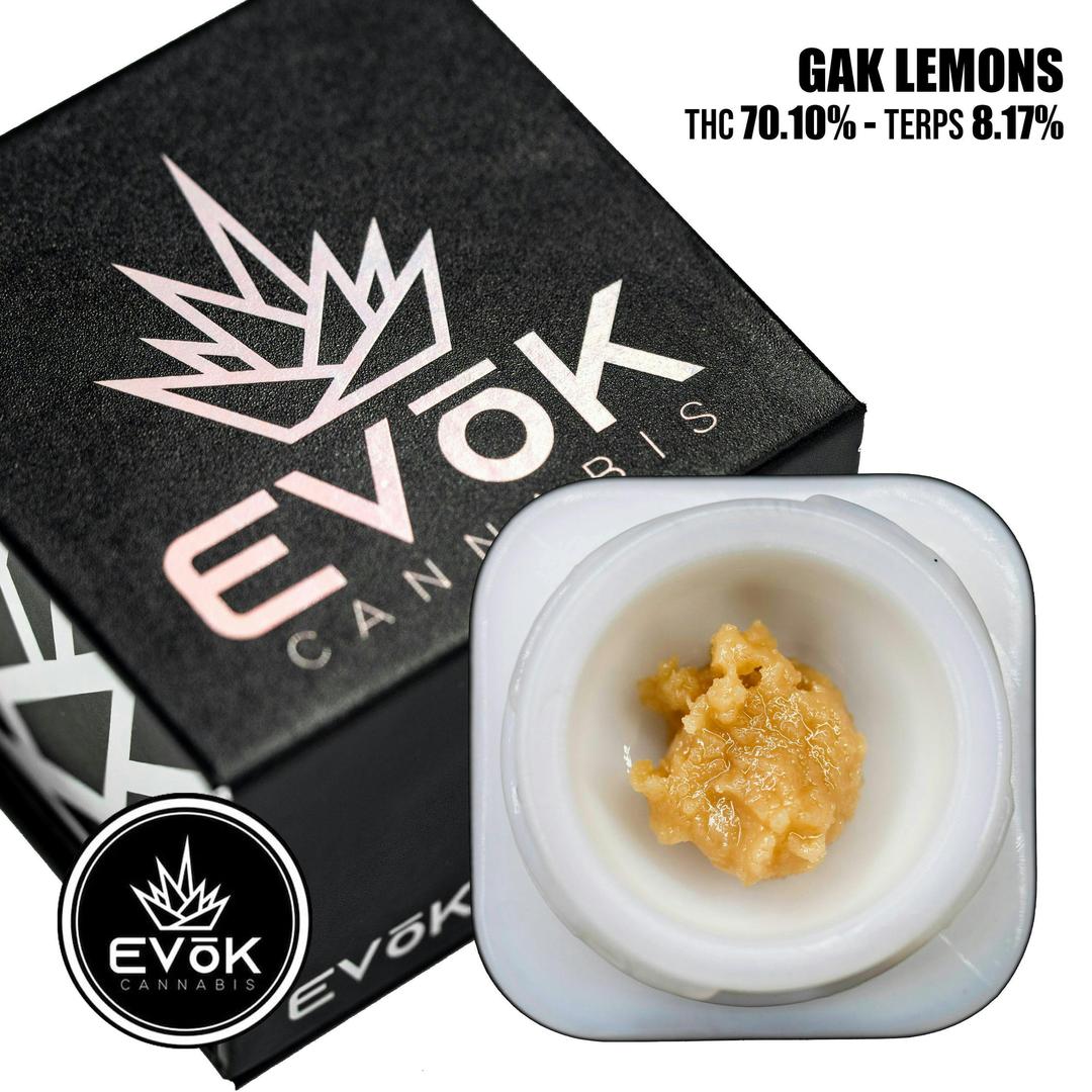 Gak Lemons - Live Rosin Badder *SOURCED FROM BEE HAPPY FARMS*