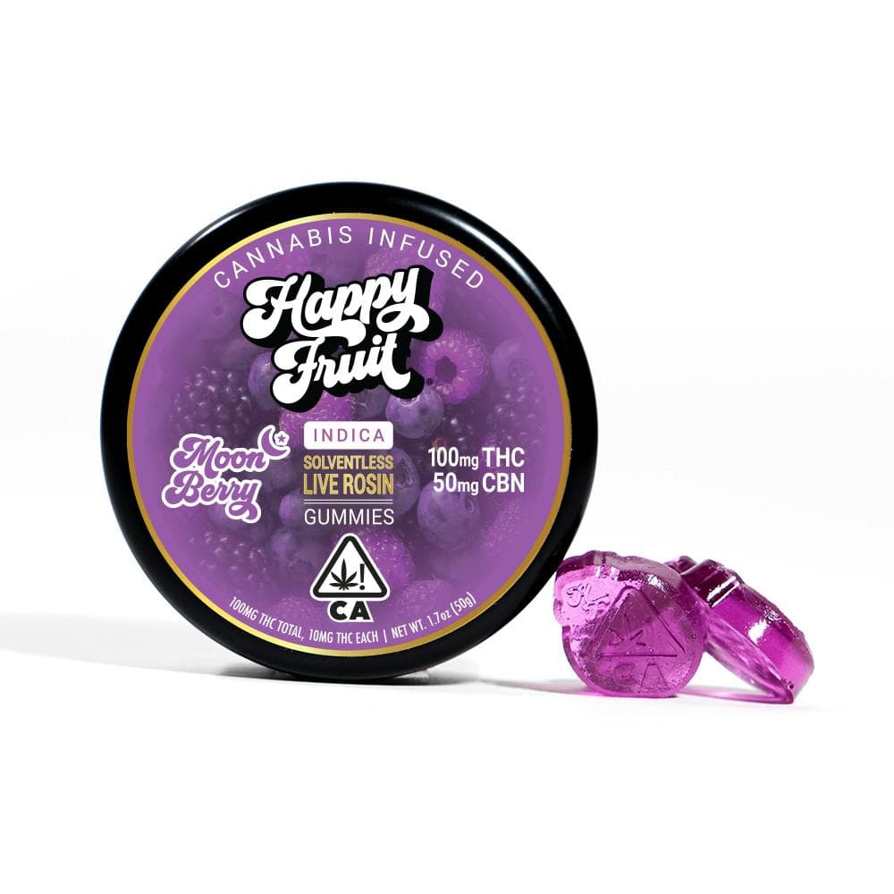Moon Berry Rosin Gummies - 100mg THC, 50mg CBN