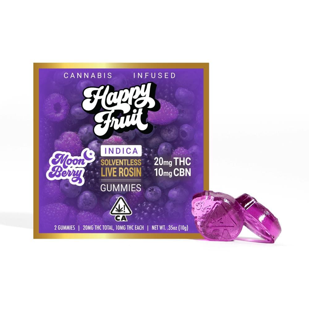 Moon Berry Rosin Gummies (2-Pack) - 20mg THC, 10mg CBN
