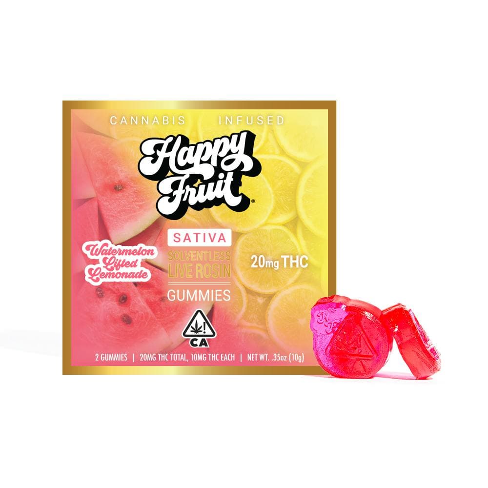 Watermelon Lifted Lemonade Rosin Gummies (2-Pack) - 20mg THC