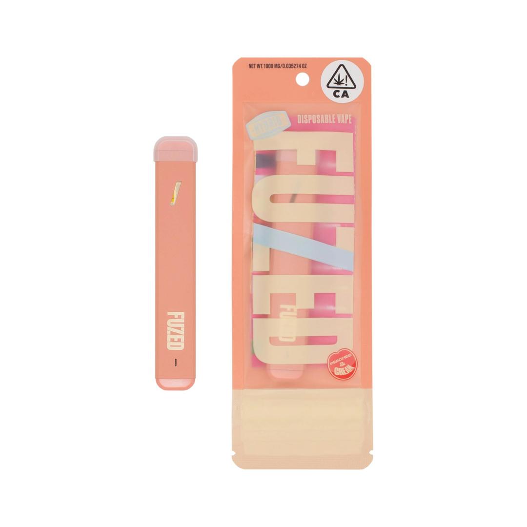 Fuzed 1g All-In-One Vape - Peaches & Cream - Hybrid