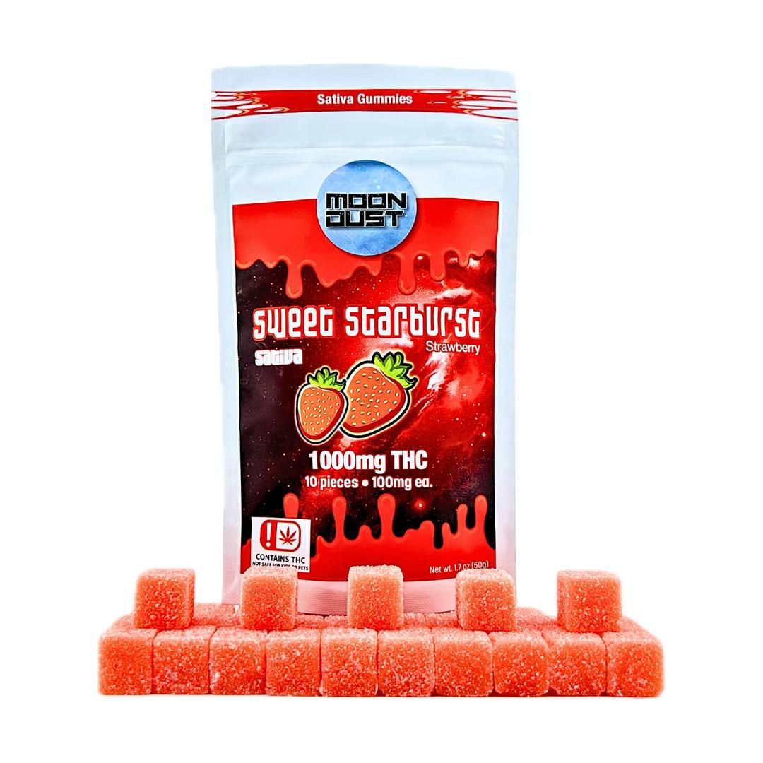1000MG THC GUMMIES - SWEET STARBURST - SATIVA