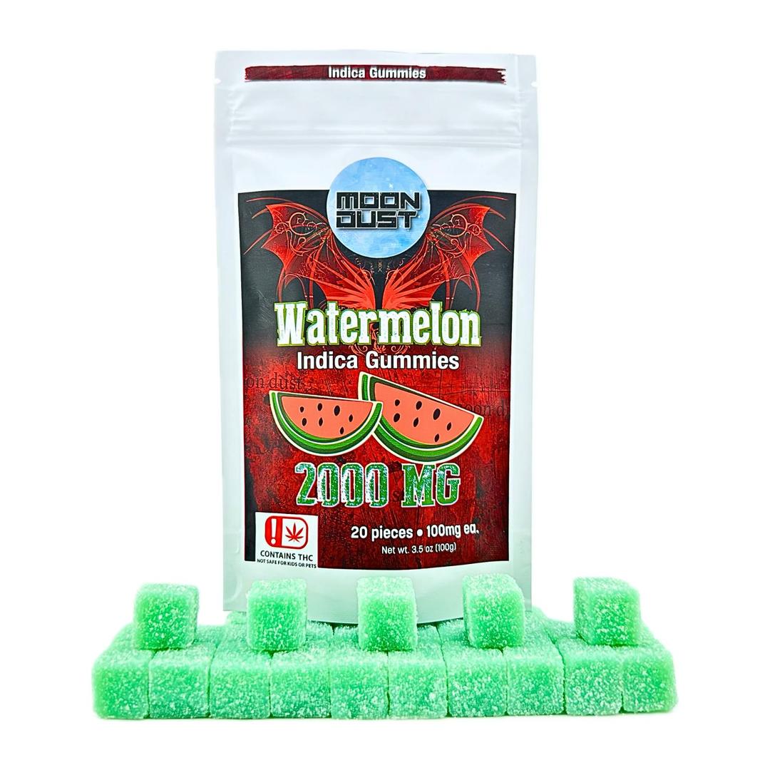 2000MG THC GUMMIES - WATERMELON - INDICA