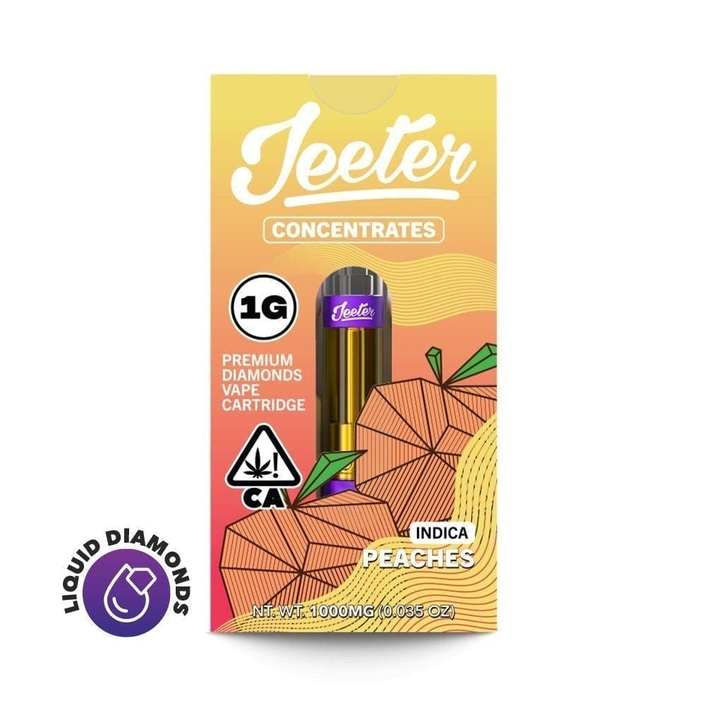 Jeeter Concentrates Diamonds Vape Cartridge - Peaches