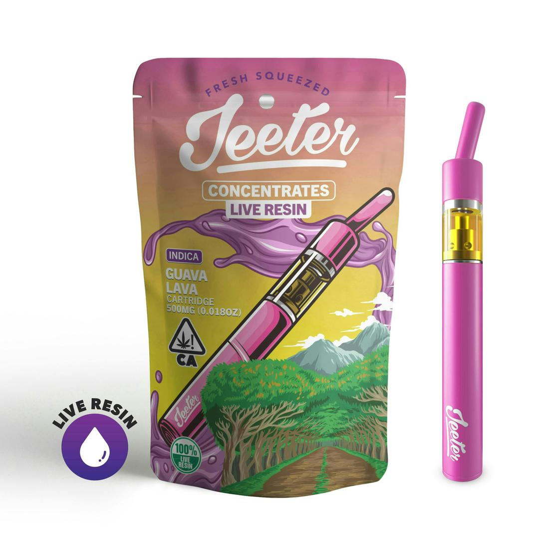 Jeeter Juice Disposable Live Resin Straw - Guava Lava