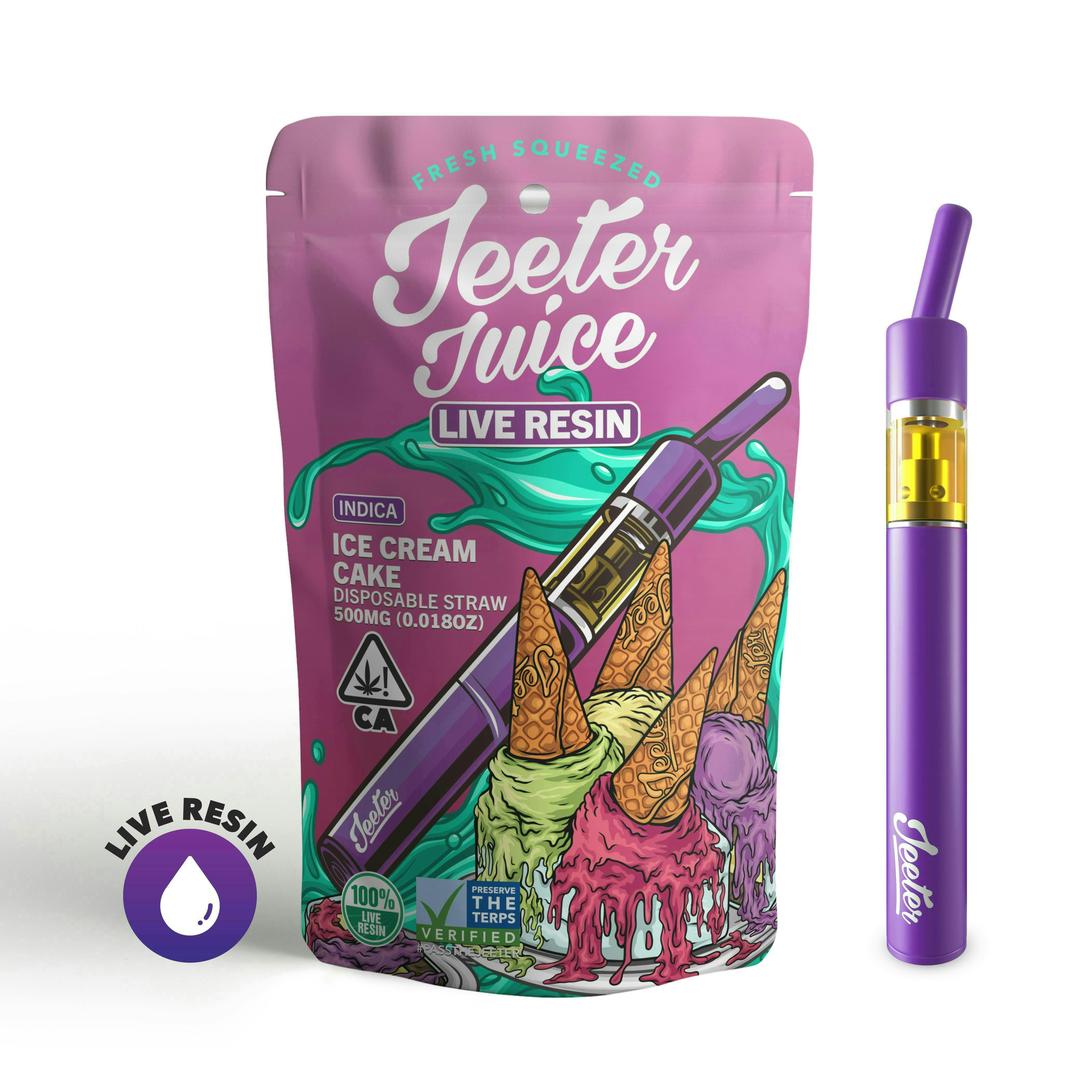 Jeeter Juice Disposable Live Resin Straw - Ice Cream Cake