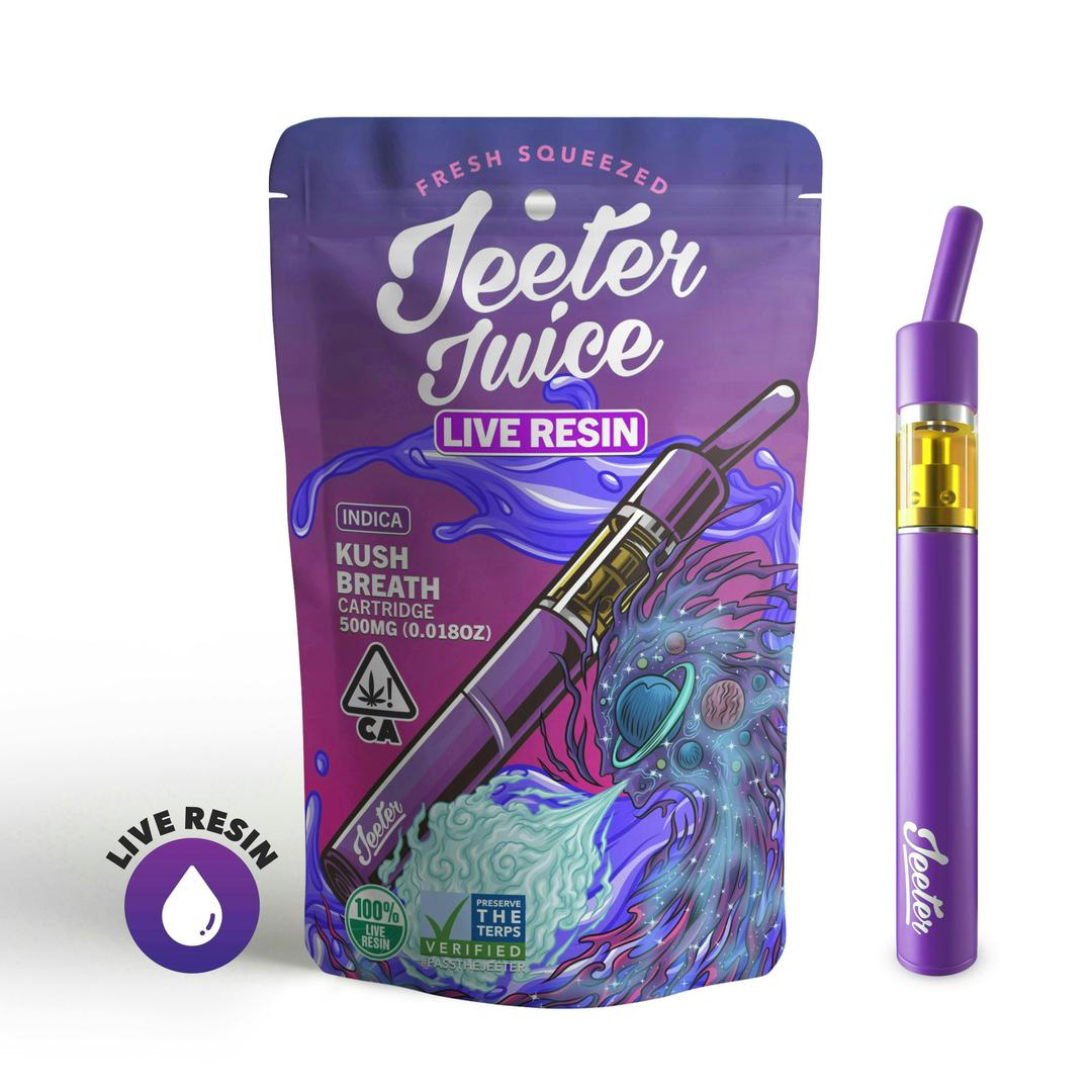 Jeeter Juice Disposable Live Resin Straw - Kush Breath