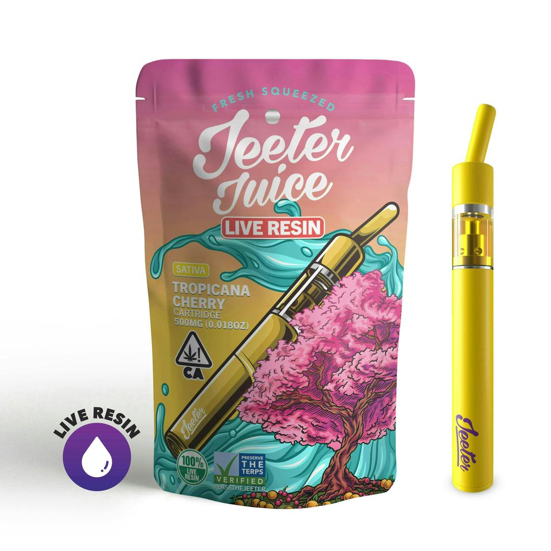 Jeeter Juice Disposable Live Resin Straw - Tropicana Cherry