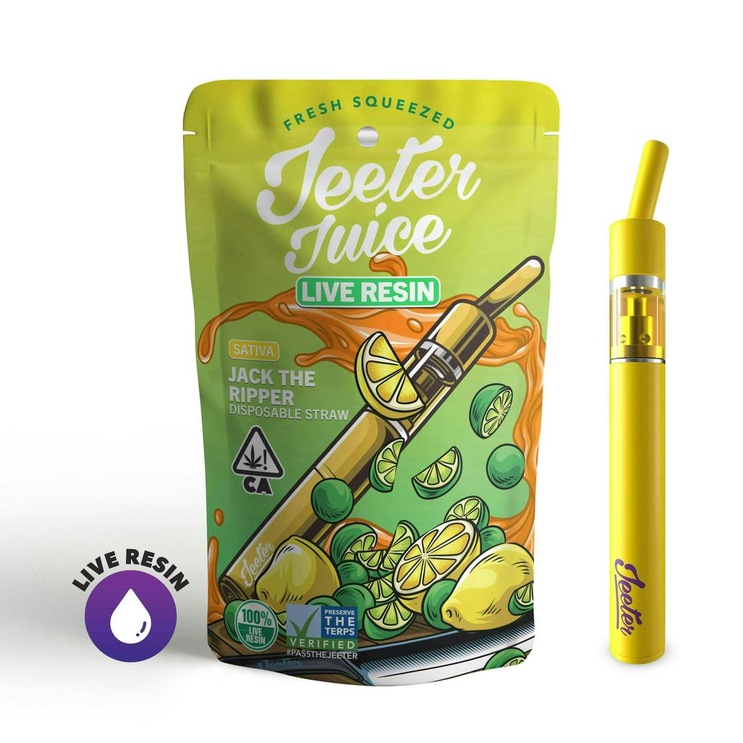 Jeeter Juice Live Resin Disposable Straw - Jack The Ripper