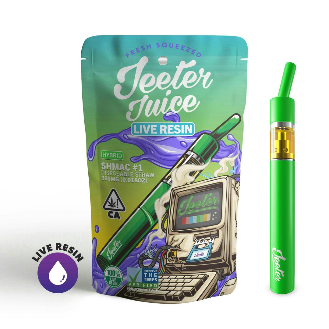 Jeeter Juice Live Resin Disposable Straw - Shmac #1
