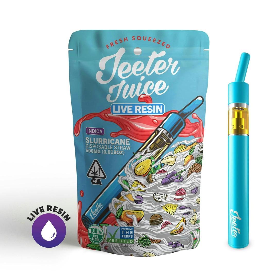 Jeeter Juice Live Resin Disposable Straw - Slurricane
