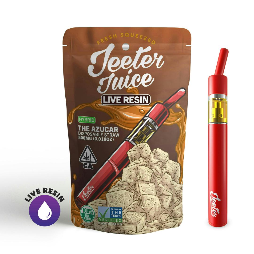 Jeeter Juice Live Resin Disposable Straw - The Azucar