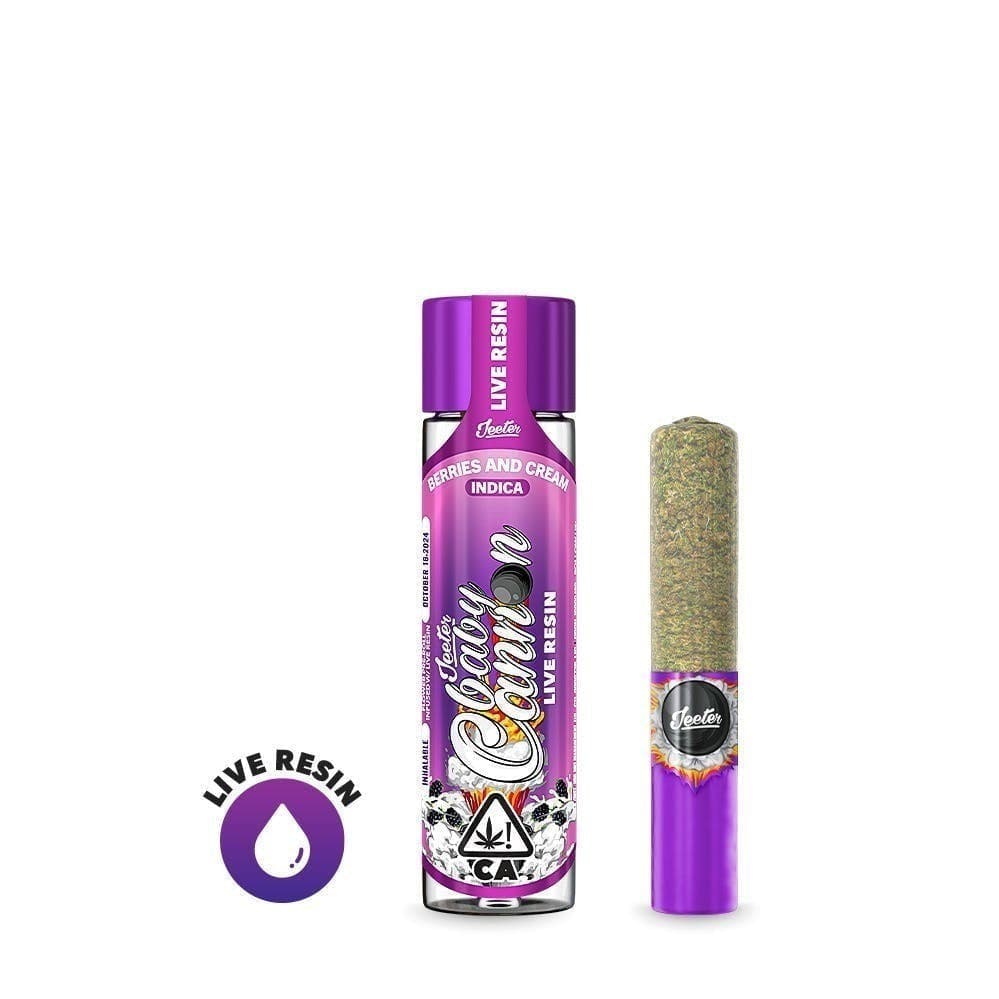 Jeeter Live Resin Infused - Baby Cannon - Berries and Cream