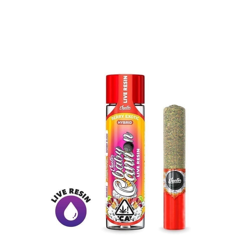 Jeeter Live Resin Infused - Baby Cannon - Berry Exoitc