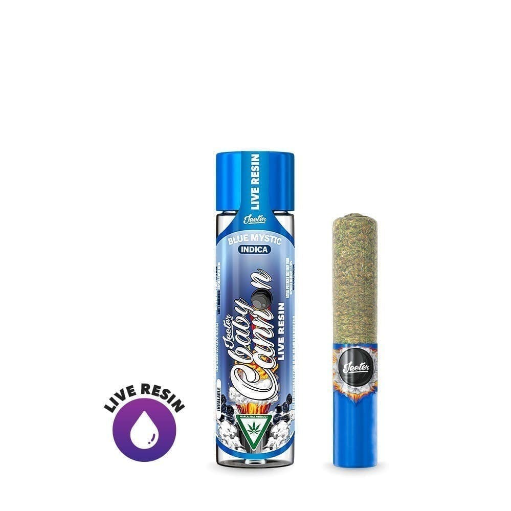 Jeeter Live Resin Infused - Baby Cannon - Blue Mystic