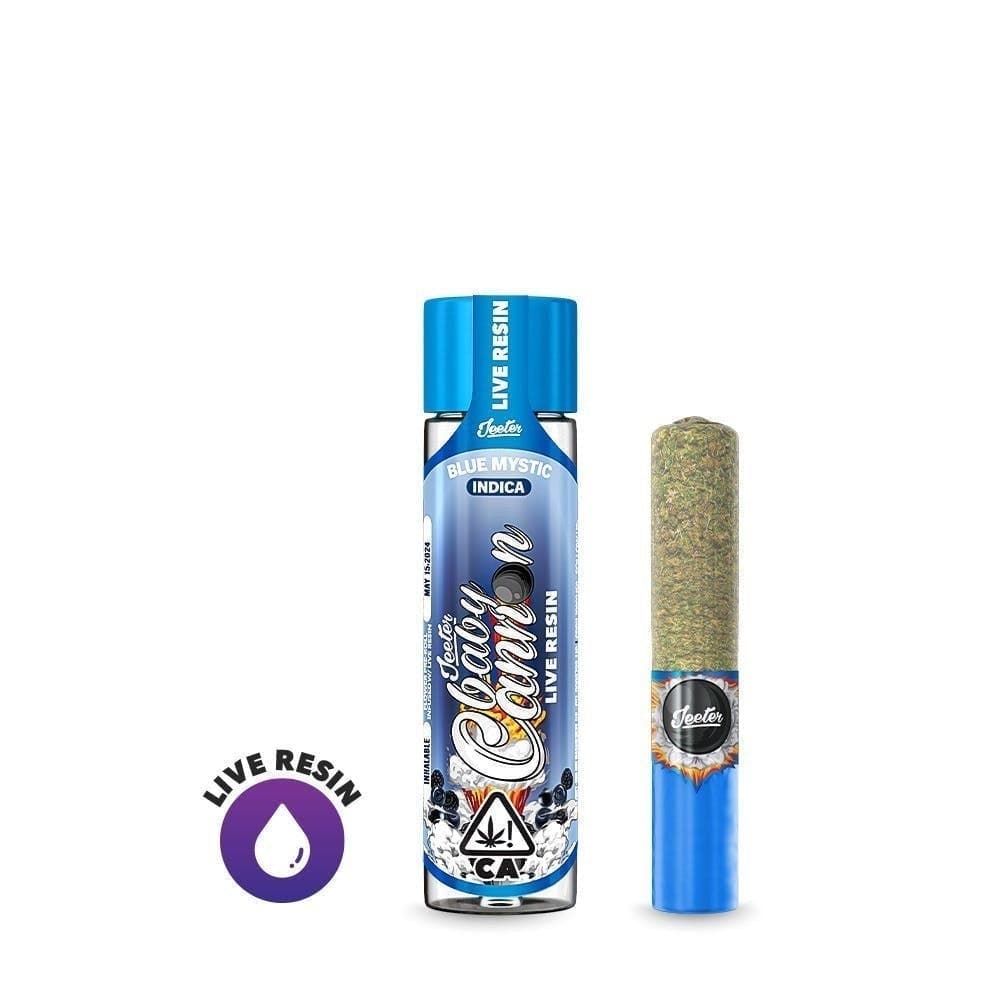 Jeeter Live Resin Infused - Baby Cannon - Blue Mystic