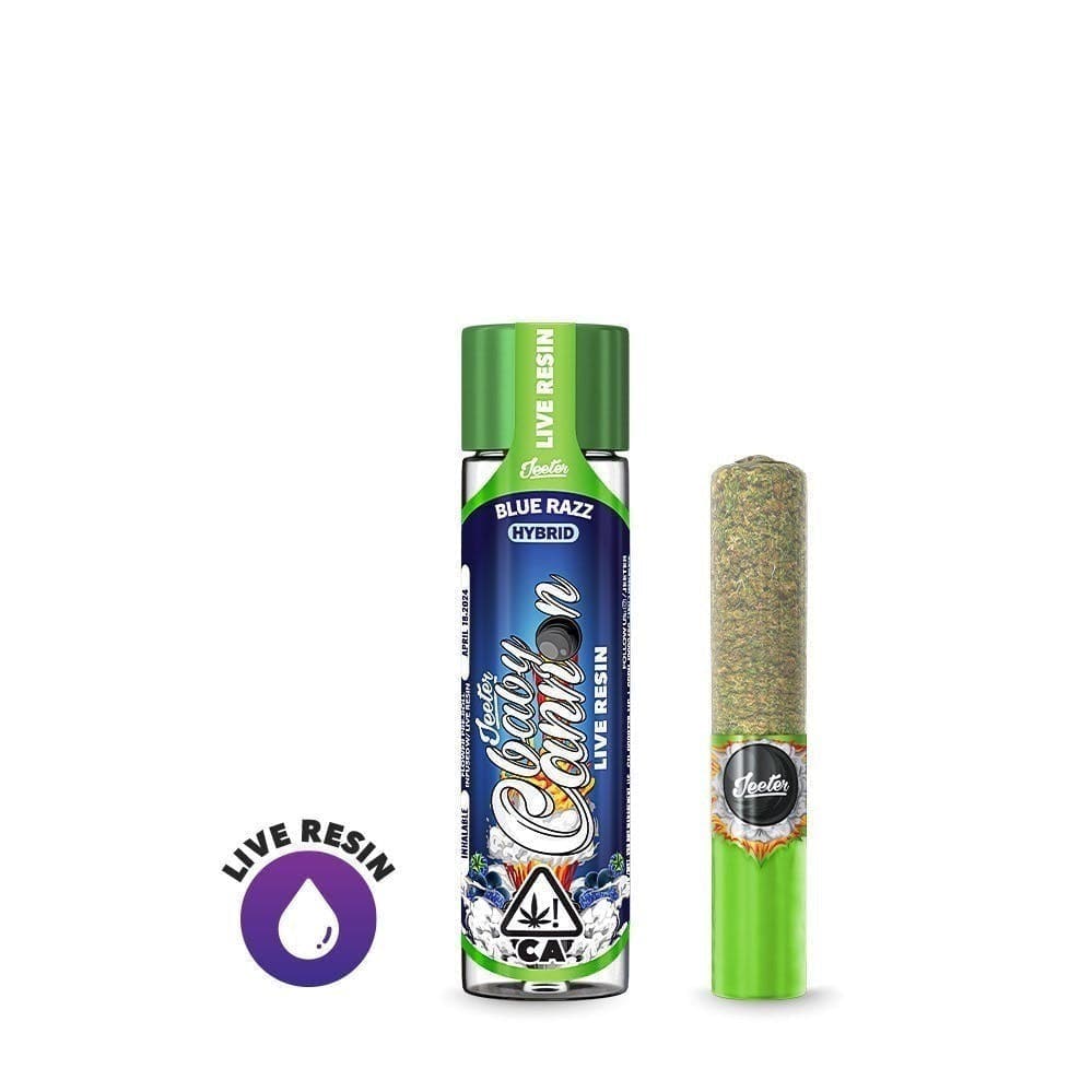 Jeeter Live Resin Infused - Baby Cannon - Blue Razz