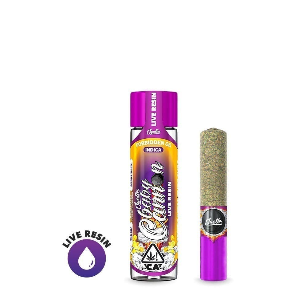 Jeeter Live Resin Infused - Baby Cannon - Forbidden OG