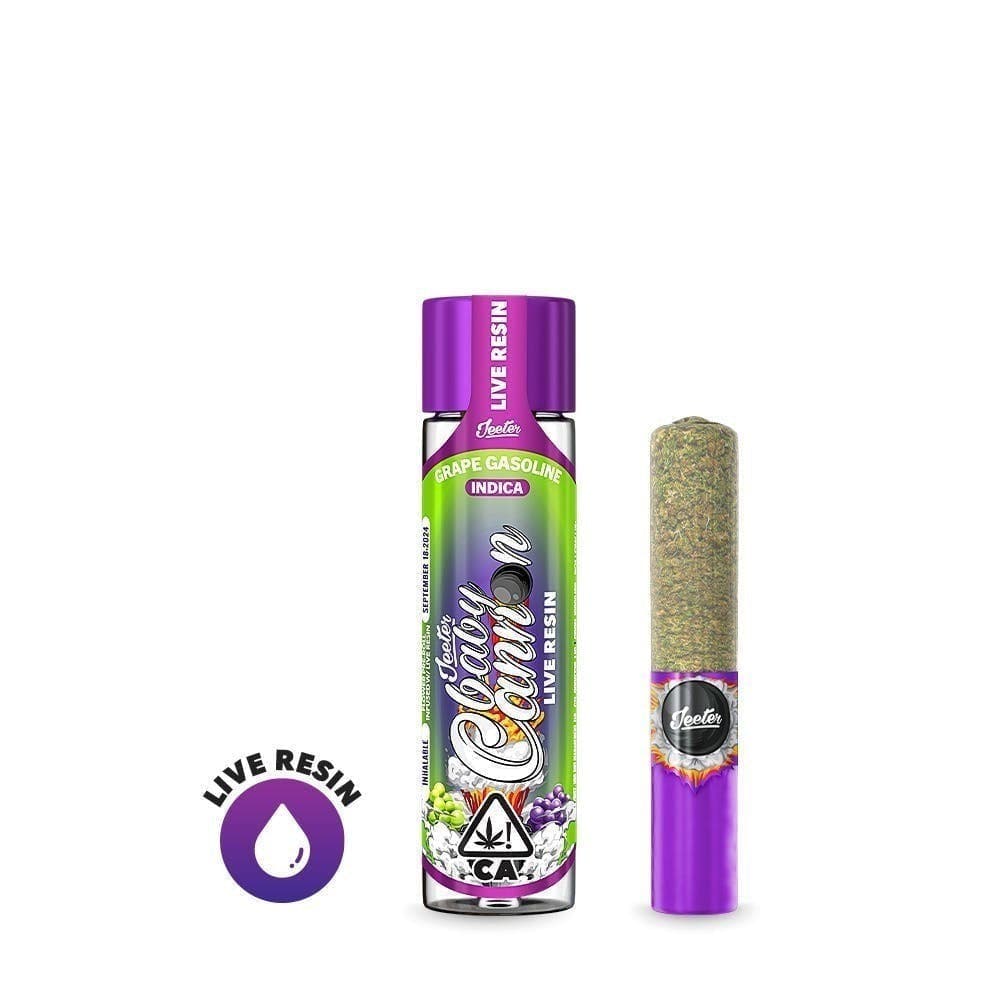 Jeeter Live Resin Infused - Baby Cannon - Grape Gasoline