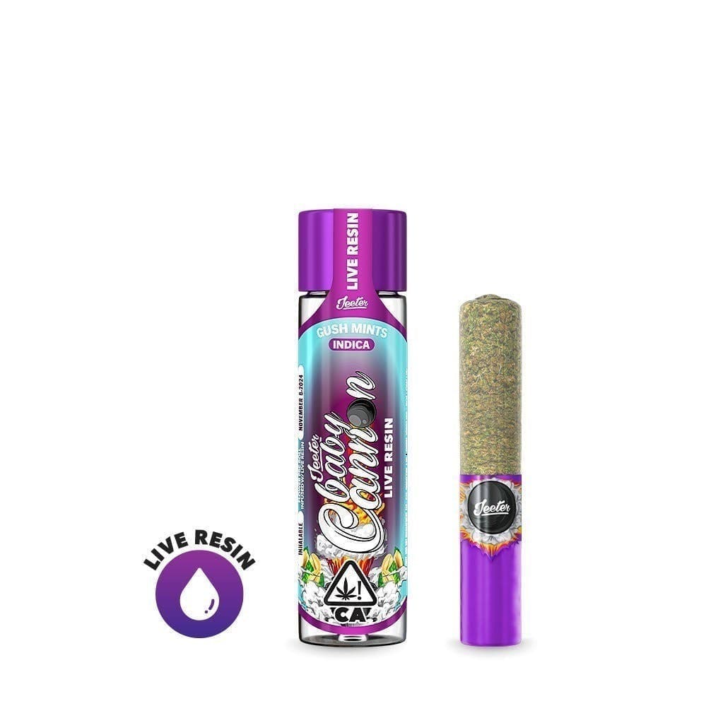 Jeeter Live Resin Infused - Baby Cannon - Gush Mints