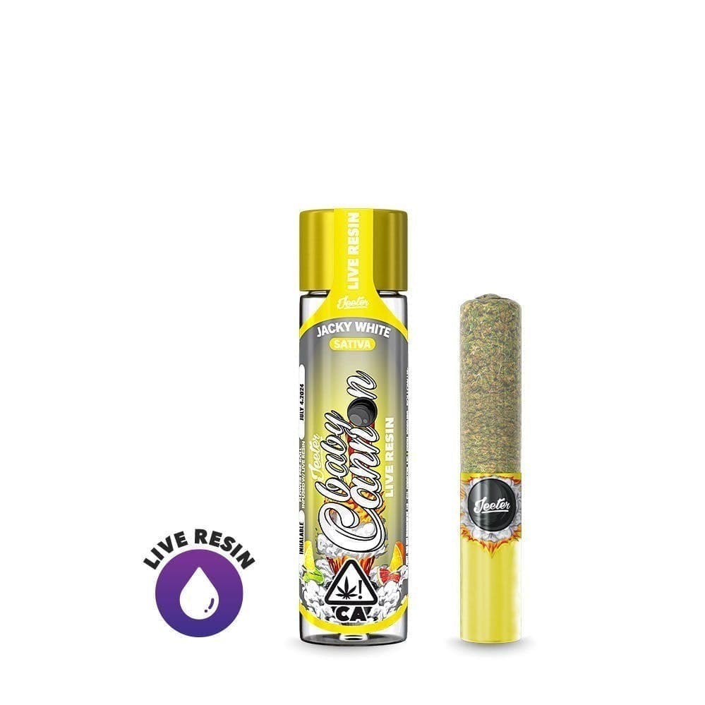 Jeeter Live Resin Infused - Baby Cannon - Jacky White