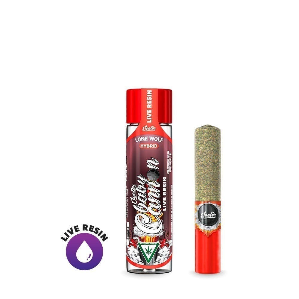 Jeeter Live Resin Infused - Baby Cannon - Lone Wolf
