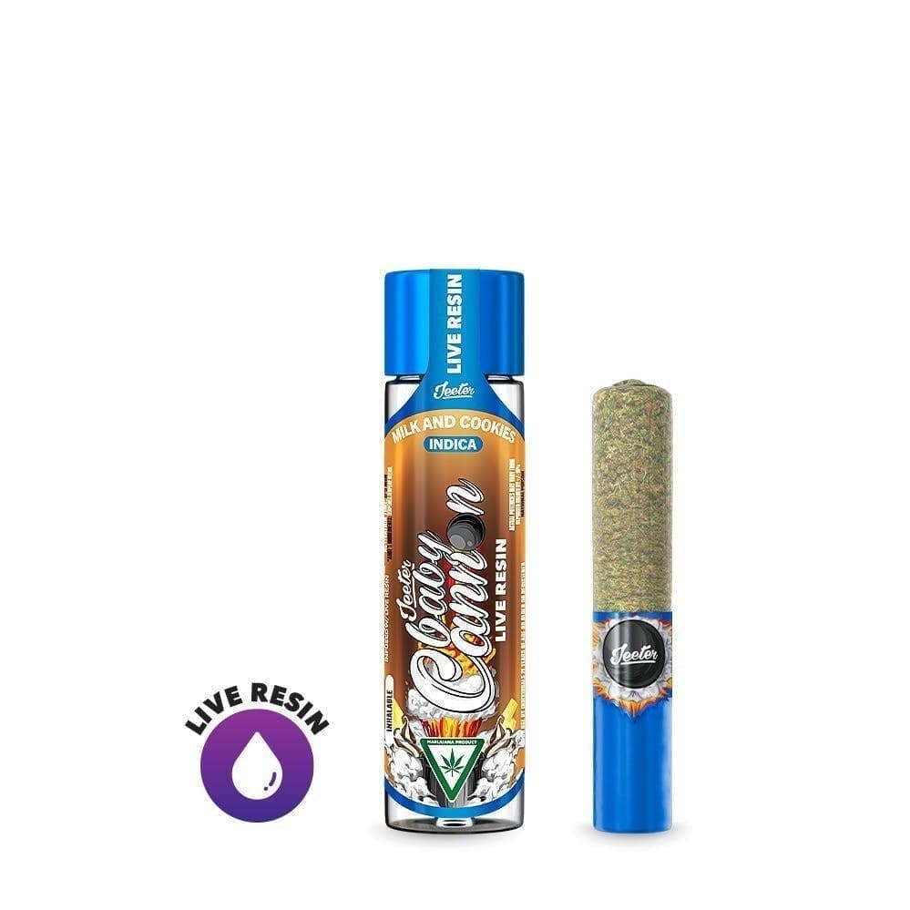 Jeeter Live Resin Infused - Baby Cannon - Milk and Cookies