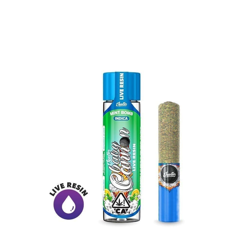 Jeeter Live Resin Infused - Baby Cannon - Mint Bomb